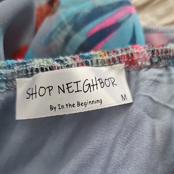 Floral Ruffle Mini Dress - Picture 2 of 5